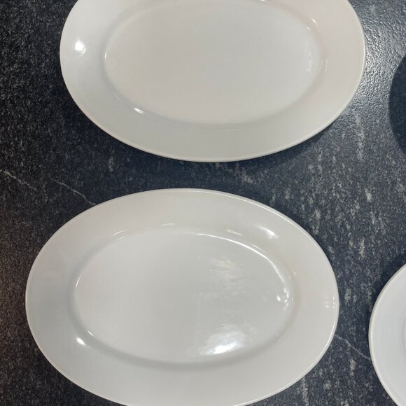 SOLD - Williams Sonoma Oval 11 1/2 inch Steak Plate Chop Plate, 2 Plates, - Picture 6 of 10
